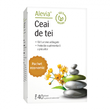Ceai de tei, 40 plicuri, Alevia Ceai de tei, 40 plicuri, Alevia