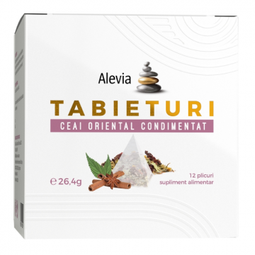 Ceai oriental condimentat Tabieturi, 12 plicuri, Alevia Ceai oriental condimentat Tabieturi, 12 plicuri, Alevia