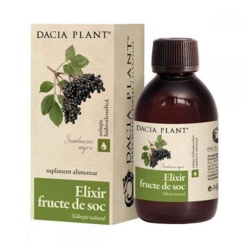 Elixir din fructe de soc, 200 ml, Dacia Plant Elixir din fructe de soc, 200 ml, Dacia Plant