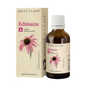 Tinctura de Echinacea, 50 ml, Dacia Plant Tinctura de Echinacea, 50 ml, Dacia Plant