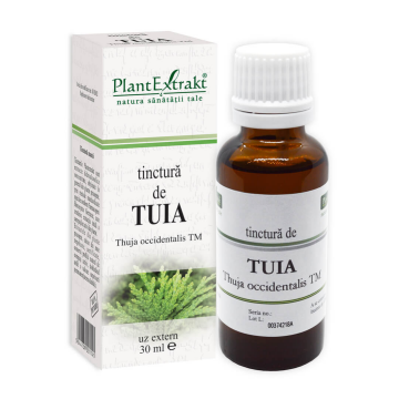 Tinctura de Tuia, 30 ml, Plant Extrakt Tinctura de Tuia, 30 ml, Plant Extrakt