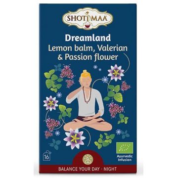 Ceai Balance Your Day Dreamland cu Roinita, valeriana si passiflora Eco-Bio 16 plicuri - Shotimaa