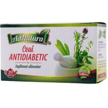 Ceai Antidiabetic, 20 plicuri, AdNatura