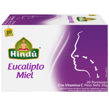 Ceai de eucalipt cu miere, 20g, Hindu