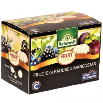 Ceai Fructe de Padure si Mangostan 15dz Naturavit