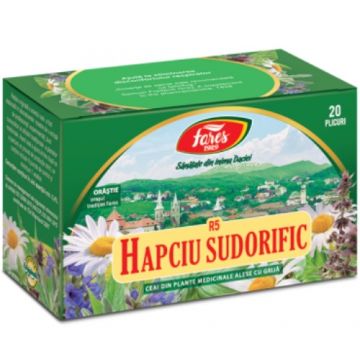 Ceai hapciu sudorific - R5, 20 plicuri, Fares