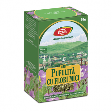 Ceai pufulita cu flori mici, 50 g, Fares