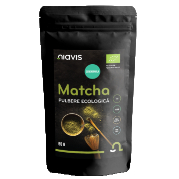 Matcha Pulbere ecologica, 60g, Niavis