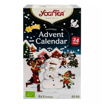 Selectie de ceaiuri bio, Calendar Advent, 24 pliculete, Yogi Tea