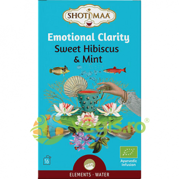 Ceai cu Hibiscus si Menta Emotional Clarity Elements Ecologic/Bio 16dz