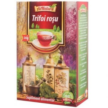 Ceai Trifoi Rosu, flori, 30g, AdNatura