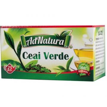 Ceai Verde, 25 plicuri, AdNatura