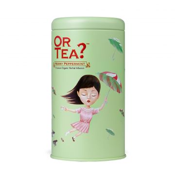 Merry peppermint organic tea - metal box 75 gr