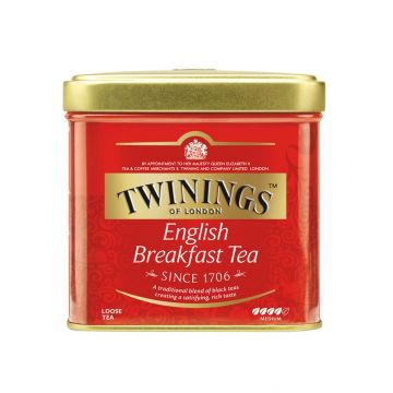 Twinings English Breakfast ceai negru 100gr cutie metalica