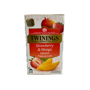 Twinings Strawberry Mango Infusion ceai infuzie capsuni si mango